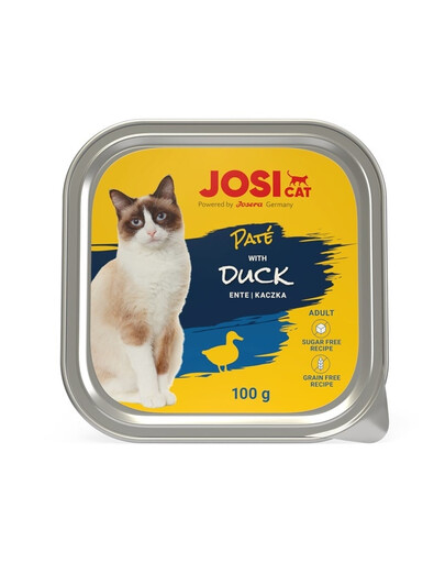 JOSERA JosiCat Ančių paštetas katėms 24x100g