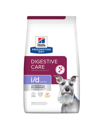 HILL'S Prescription Diet Digestive Care i/d ActivBiome Canine Low Fat 2 x 1,5 kg vištienos maistas šunims su jautria virškinimo sistema