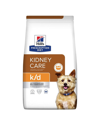 HILL'S Prescription Diet Canine k/d 2x1,5 kg šunų maistas, skirtas sergantiems inkstų ligomis