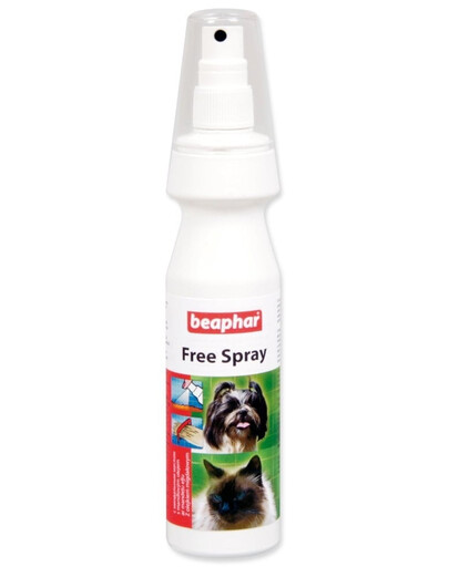 BEAPHAR Free spray 150 ml purškiklis, palengvinantis šukavimą šunims ir katėms