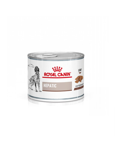 ROYAL CANIN Hepatic 24x200 g šlapias maistas suaugusiems šunims, sergantiems kepenų ligomis