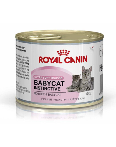 ROYAL CANIN Instinctive Babycat maistas kačiukams, 12 x 195 g
