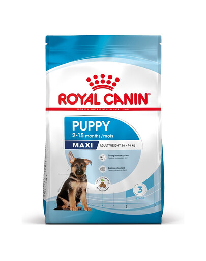ROYAL CANIN Maxi Puppy 2x1 kg sausas maistas šuniukams nuo 2 iki 15 mėnesių amžiaus, didelių veislių