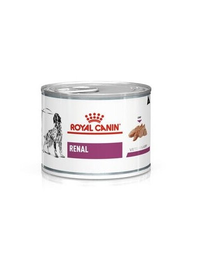 ROYAL CANIN Renal Canine 24x200 g šlapias maistas šunims, sergantiems lėtiniu inkstų nepakankamumu