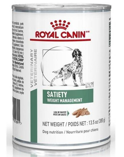ROYAL CANIN Dog Satiety Weight Management 6x410 g šlapias maistas suaugusiems nutukusiems arba antsvorio turintiems šunims