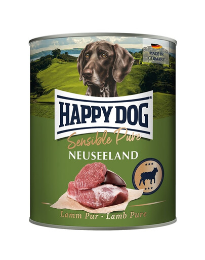 HAPPY DOG Sensible Pure Nowa Zelandia 800 g šlapio šunų ėdalo su ėriena