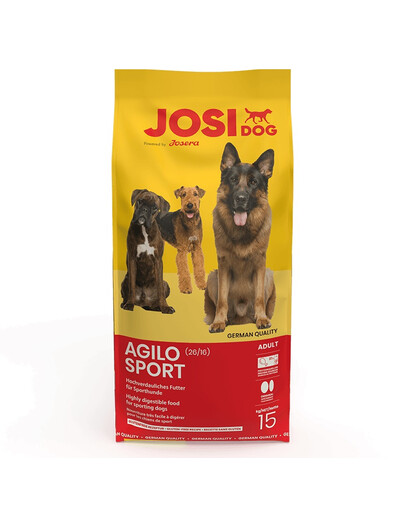 JOSERA JosiDog Agilo Sport 15kg + 2x900g NEMOKAMAS maistas