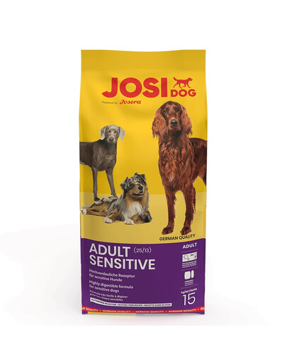JOSERA JosiDog Adult Sensitive 15 kg + 2x900g NEMOKAMAS maistas