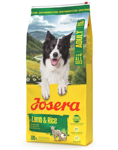 JOSERA Lamb and Rice Adult 2x12,5kg monoproteinų šunų maistas
