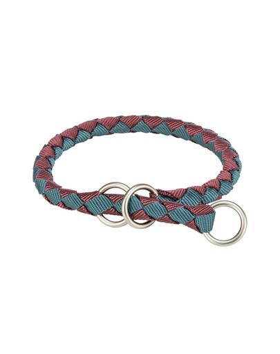 TRIXIE Cavo Užsegama apykaklė šunims XS–S: 25–31 cm/o 12 mm bordo/petrol