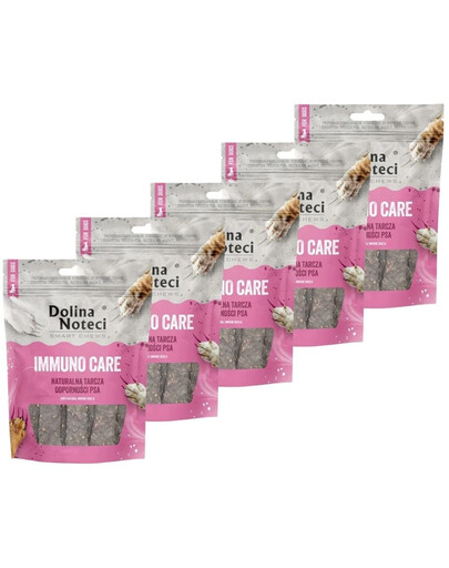 DOLINA NOTECI Smart Chews Immuno Care 5x100g imuniteto palaikymas, džiovinti skanėstai šunims