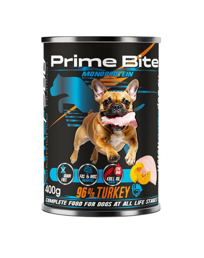 GAME DOG Prime Bite Indėlis su moliūgu 400g drėgna maistas šunims visiems amžiams