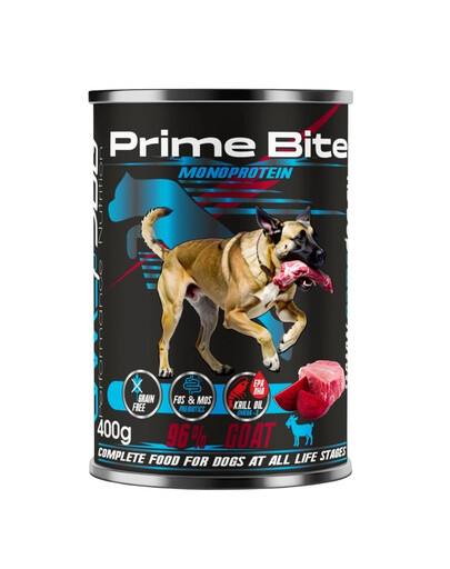 GAME DOG Prime Bite Kozina su burokėliu 400g drėgnas maistas šunims visiems amžiams