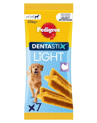 PEDIGREE Dentastix Light Dental Chews L 7 vnt. dantų skanėstai didelių veislių šunims