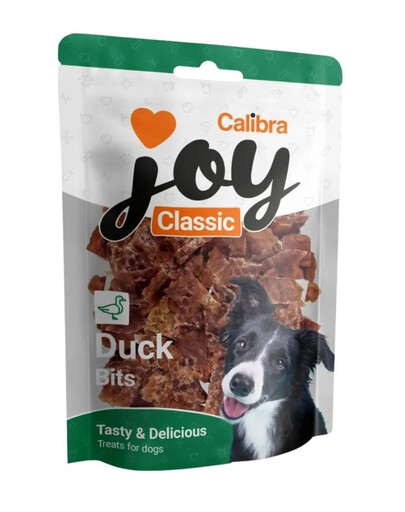 CALIBRA Joy Dog Classic Duck Bits 250 g pusiau drėgni skanėstai iš ančių