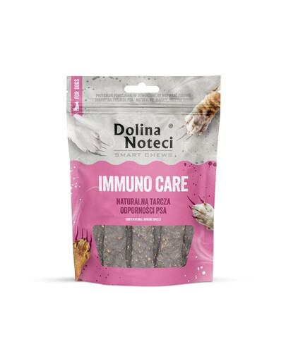 DOLINA NOTECI Smart Chews Immuno Care 100g imuninės sistemos stiprinimas, džiovinti šunų skanėstai