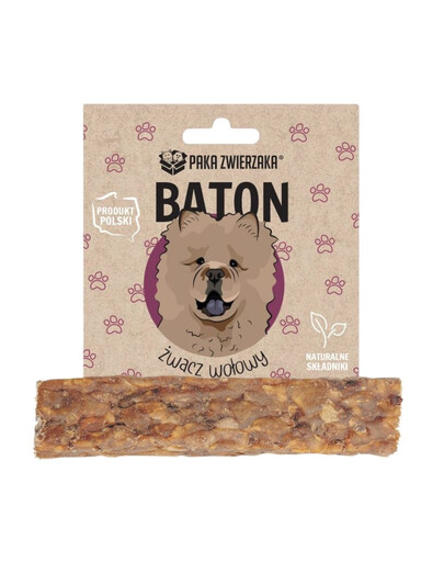 PAKA ZWIERZAKA Baton Žvynys jautienos 12 cm 35 g kramtukai šunims