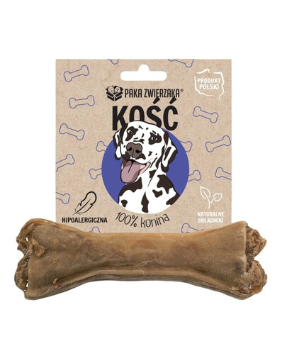 PAKA ZWIERZAKA 100 % arklių kaulas, 12 cm, 50 g, kramtukai šunims