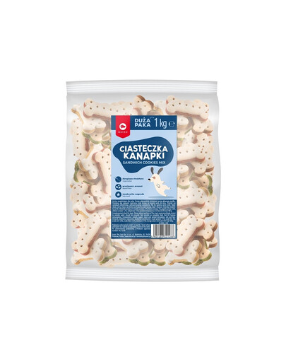 Kanapki dla psa Mix smaków (2 szt) 1kg