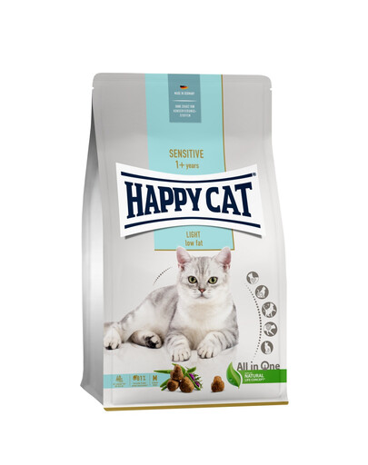 HAPPY CAT Sensitive Light 20kg (2x10 kg) dėl antsvorio