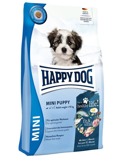 HAPPY DOG Fit & Vital Mini Puppy 2x4 kg sausas maistas mažų veislių šuniukams