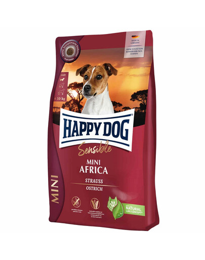 HAPPY DOG Sensible Mini Africa 2x4 kg su stručiu