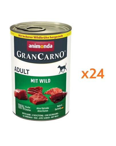 ANIMONDA GranCarno Adult žvėriena 24×400 g