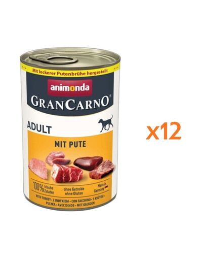 ANIMONDA GranCarno Adult kalakutiena 12×800 g