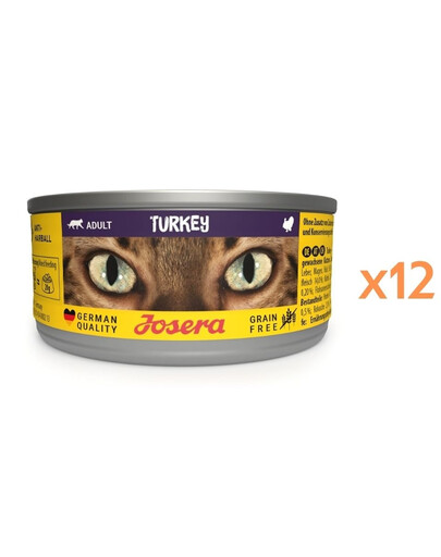 JOSERA Adult Turkey 12x85g šlapias kačių maistas su kalakutiena
