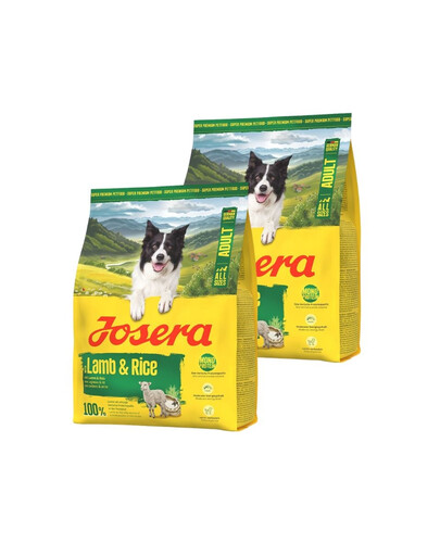 JOSERA Lamb and Rice Adult 2x900g monoproteininis šunų pašaras