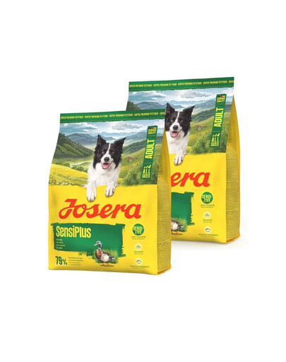 JOSERA SensiPlus 2x900g skirta šunims, turintiems jautrią virškinimo sistemą