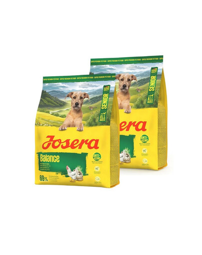 JOSERA Senior Balance 2x900g vyresnio amžiaus šunims, mažai riebalų