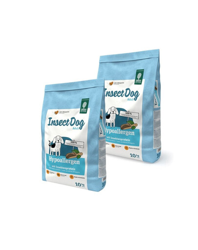 GREEN PETFOOD InsectDog Hypoallergen 2x10 kg