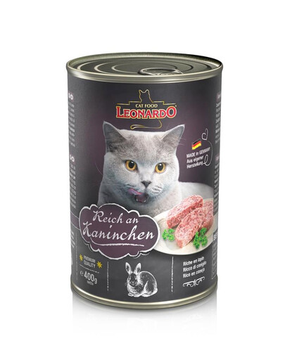 Quality Selection bogata w mięso z królika 400 g