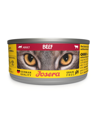 JOSERA Adult Beef 85g drėgna maistas katėms su jautiena