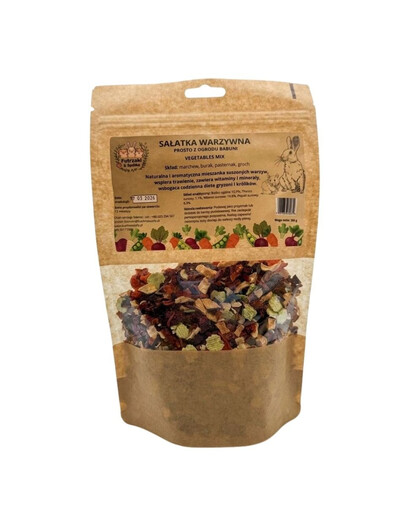 KUCHNIA SZEFA Daržovių salotos graužikams 300g