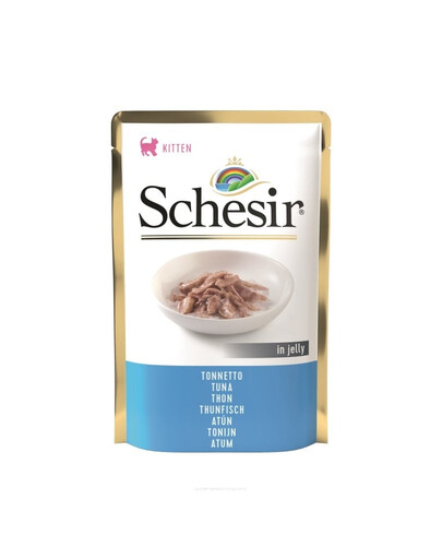 SCHESIR Tunų šlapias ėdalas kačiukams 12 x 85 g