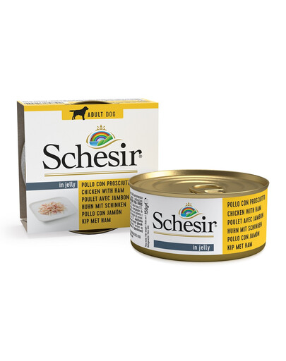 SCHESIR Vištiena su kumpiu drebučiuose 6x150 g