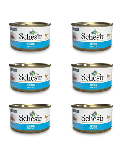 SCHESIR Tunas drebučiuose 6x85 g