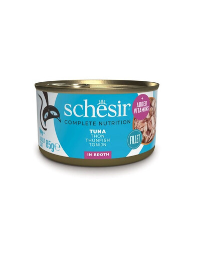 SCHESIR Tunas sultinyje katėms 6x85 g