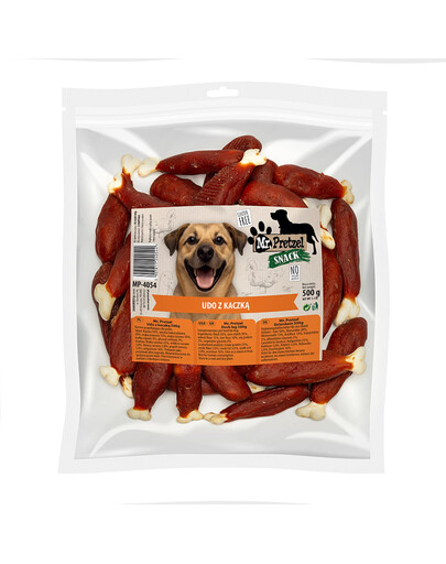 MR. PRETZEL Ančių kulnas 500g skanėstas šunims