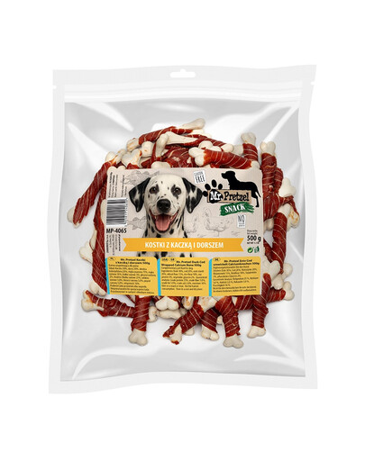 MR. PRETZEL Kubo su antis ir menke 500g skanėstas šuniui
