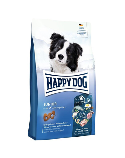HAPPY DOG Fit and Vital Junior 4 kg sausas maistas šuniukams