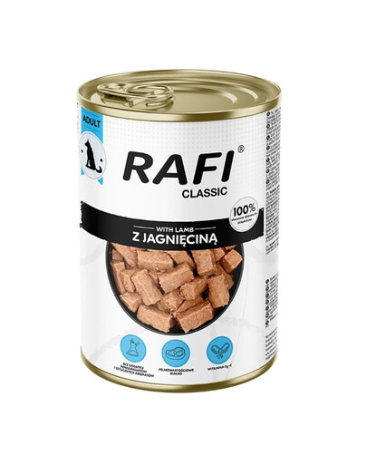 RAFI Classic Aviena padaže – 1240 g šlapias maistas visų veislių šunims