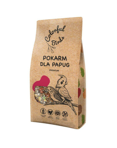 KUCHNIA SZEFA Colorful Birds Maistas papugoms 10 kg