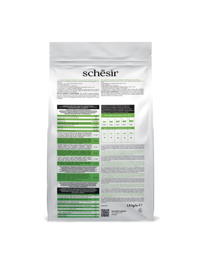 SCHESIR Original Adult 1,5 kg avienos sausas maistas suaugusiems katėms