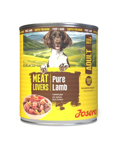 JOSERA Meat Lovers Pure Lamb 800 g ėrienos mėsa, šlapias šunų maistas