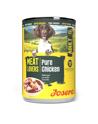JOSERA Meat Lovers Pure Chicken 400 g vištiena, šlapias šunų maistas