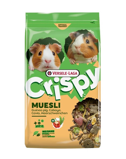 VERSELE-LAGA Crispy Muesli Guinea Pig 2,5 kg maistas jūrų kiaulytėms