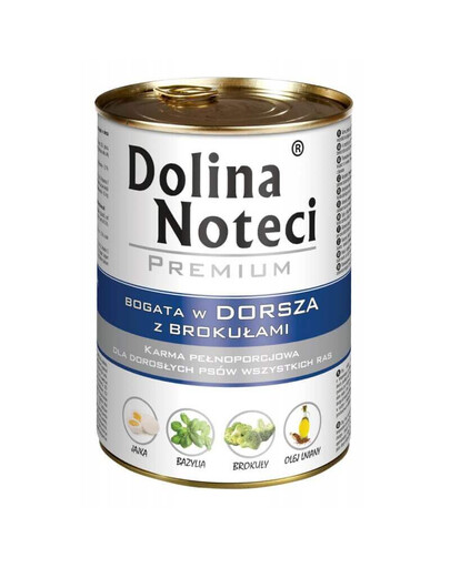 DOLINA NOTECI Premium Turtingas su Menke ir Brokoliais 12X400g
